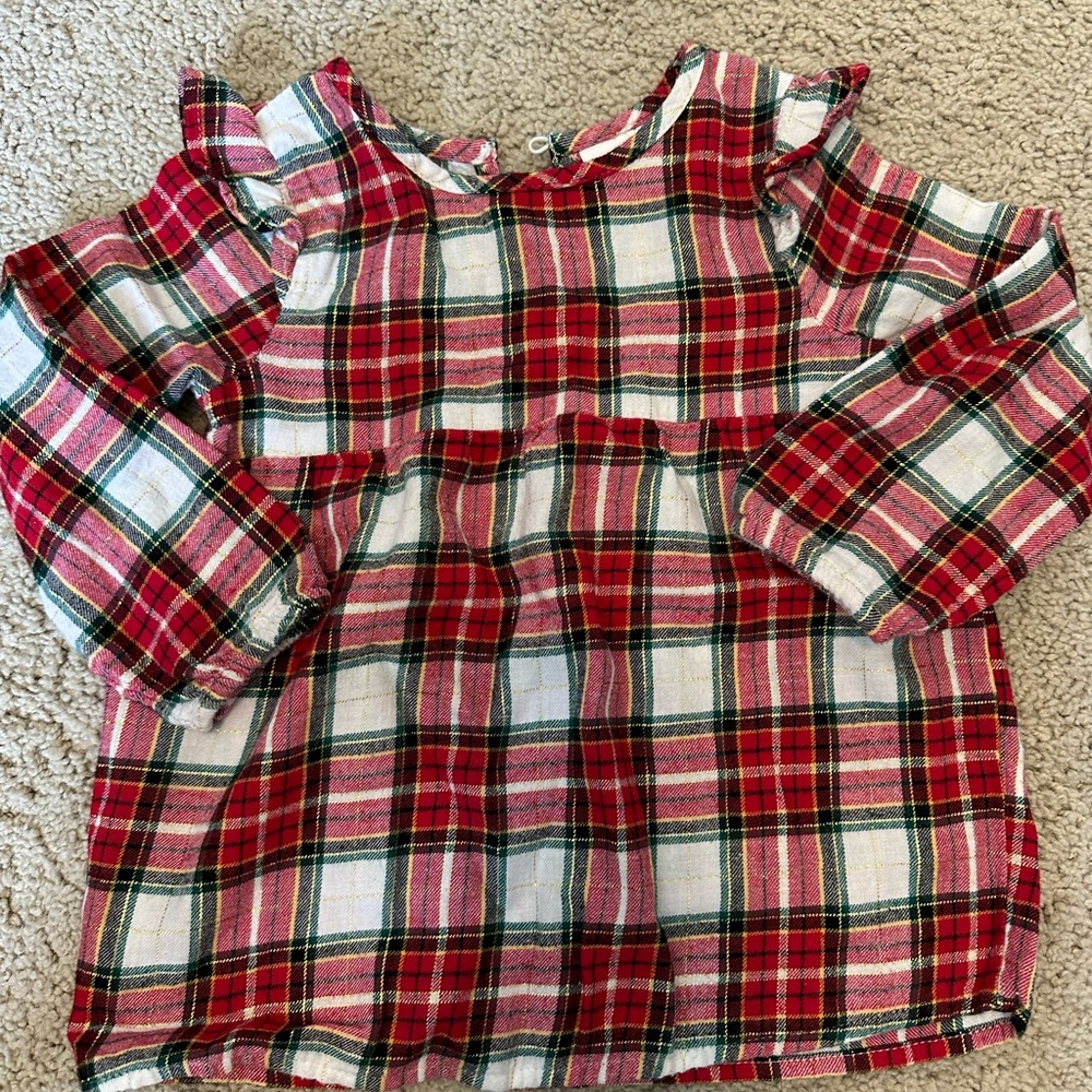 24 m jumping beans plaid top